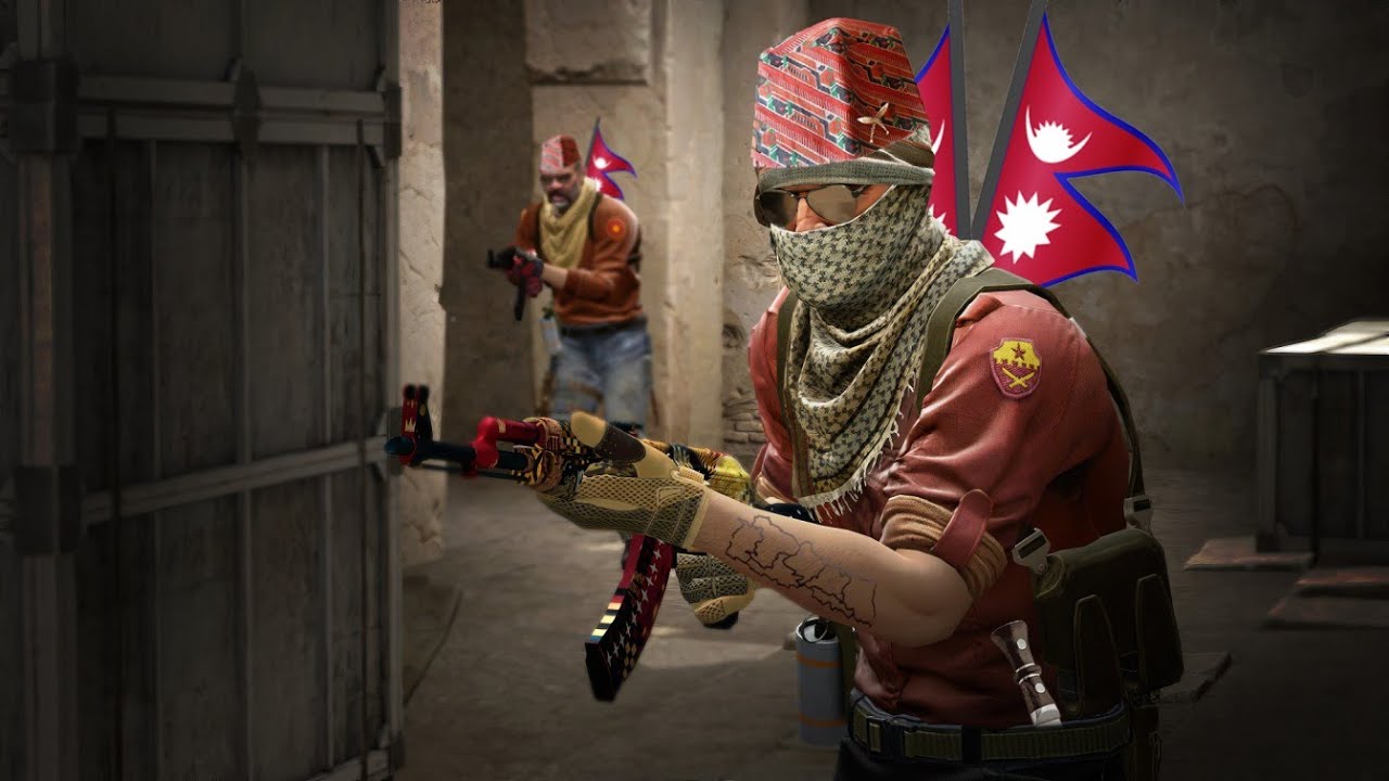 Highest HS% CS player // CS2 Nepal