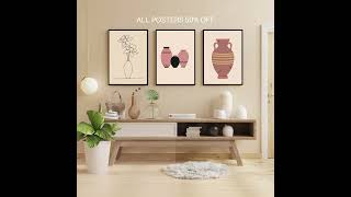 Set of 50+ Trendy Wall Art – Eclectic Maximalist Wall Decor – Preppy Aesthetic Prints