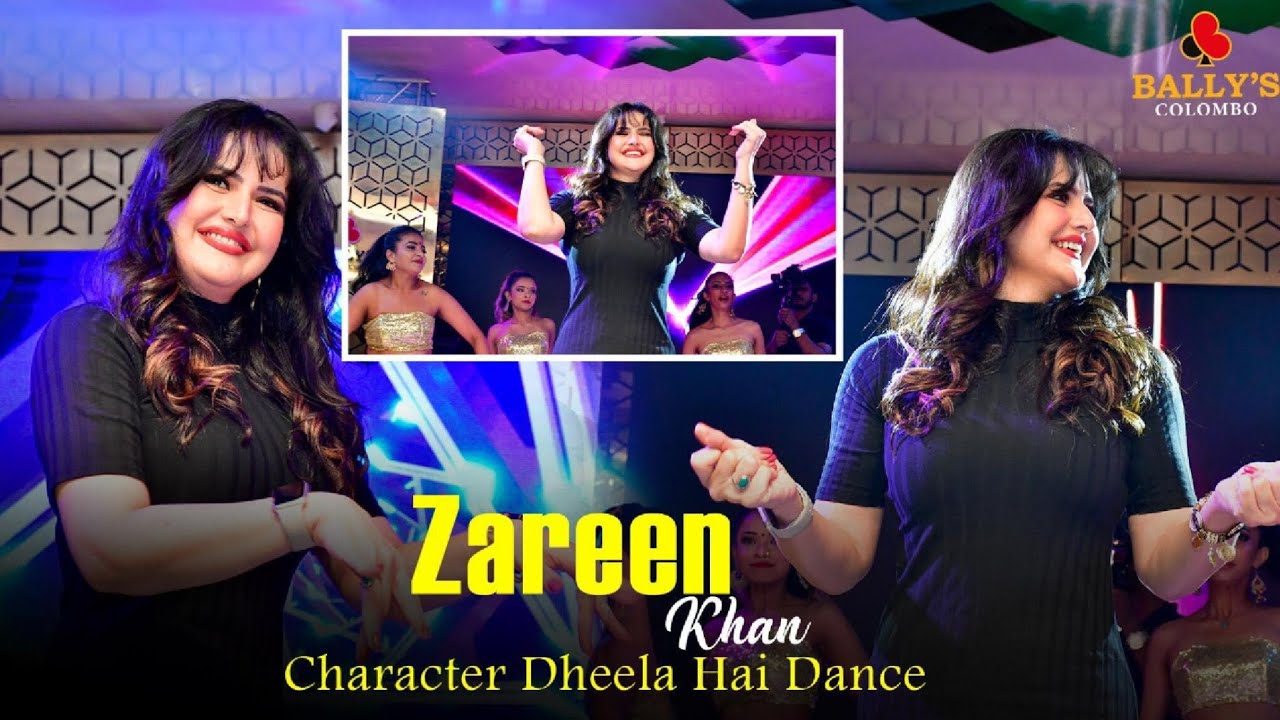 Character Dheela Girl Zareen Khan At Bally's Colombo | Places To Visit In Srilanka