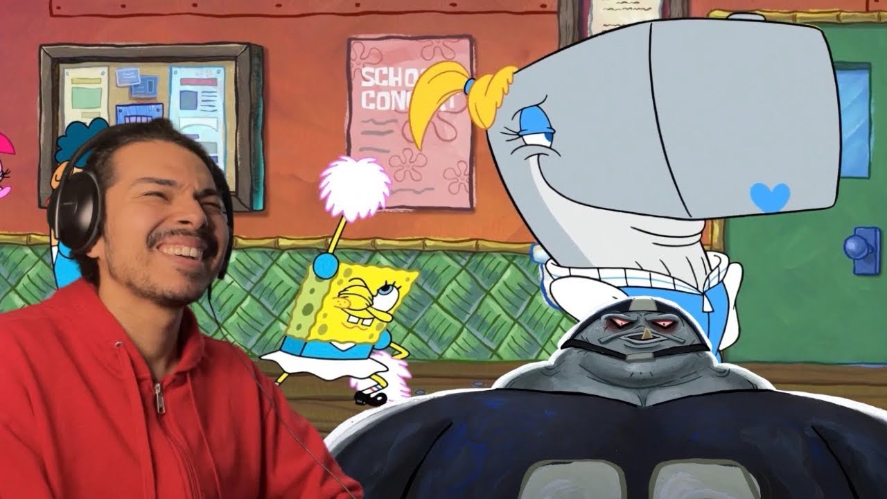 Перл играет в футбол!! | РЕАКЦИЯ Спанч Боба из свиной кожи Перл