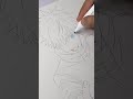 3D Satoru Gojo Art Tutorial - Learn to Sketch Like a Pro ArtTutorial AnimeArt
