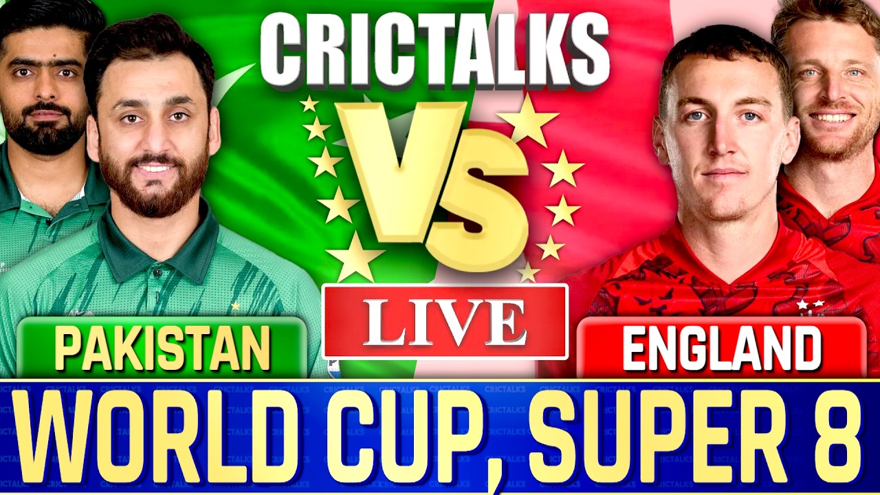 🔴 PAK vs ENG Cricket Live Match Today, T20 World Cup 2026 Scores Commentary, Pakistan v England