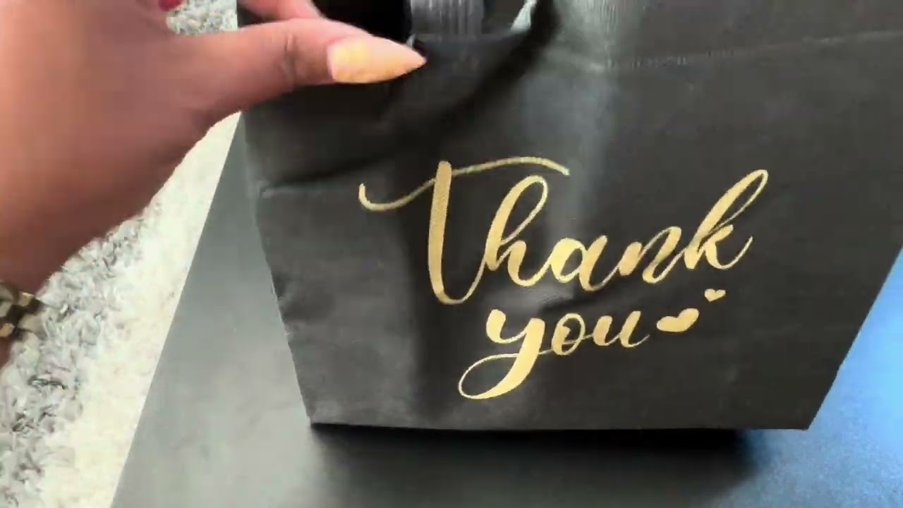 30 Pcs Thank You Gift Bags – Reusable, Foldable, & Stylish