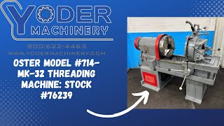 Celebrity OSTER MODEL #714-MK-32 THREADING MACHINE: STOCK #76239 Profile