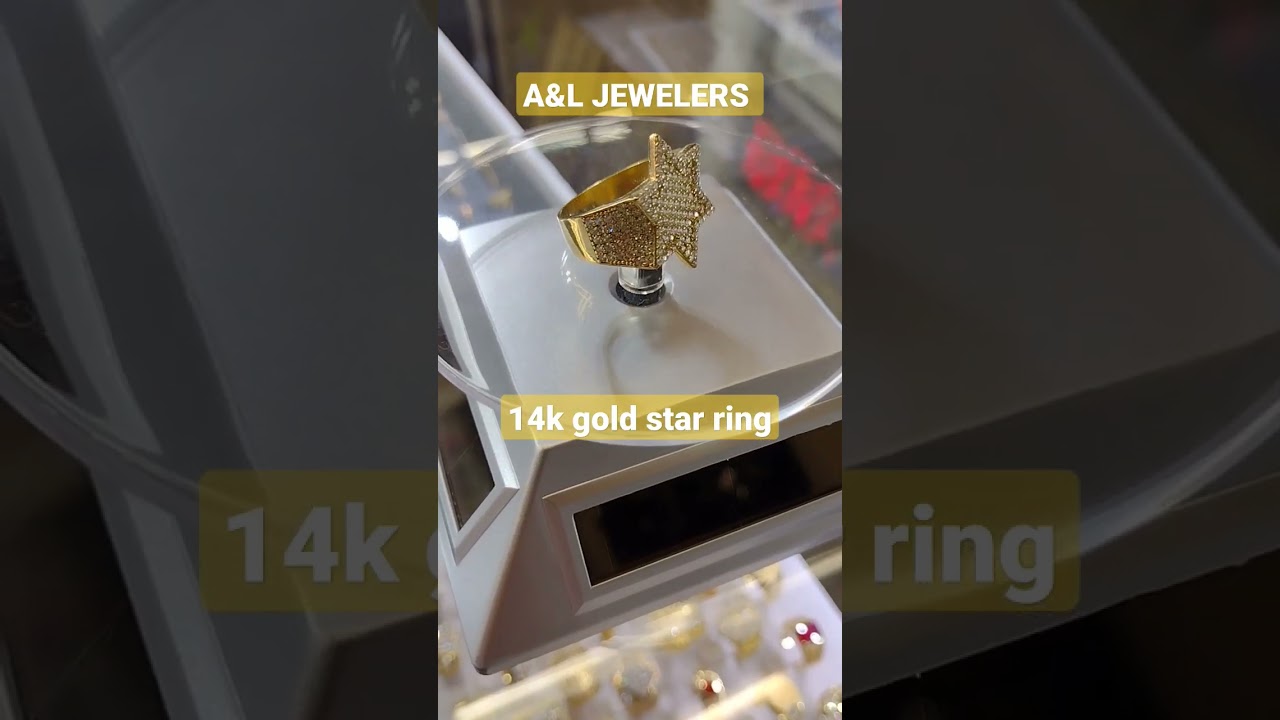 14k gold Star ring. free sizing. A&L JEWELERS Pomona valley indoor SWAPMEET SPACE D14