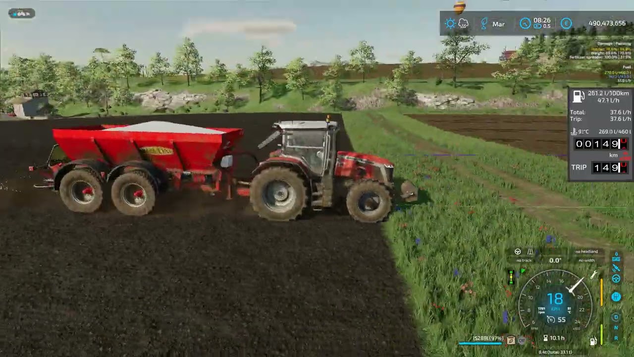 Farming Simulator 22       MASSEY   FEGUSON   MF   8S  305