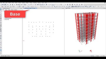ETABS -A6 Piers, Supports, Loads, Mesh, Release, Diaphragms, Run- Seismic And Wind - Static Analysis