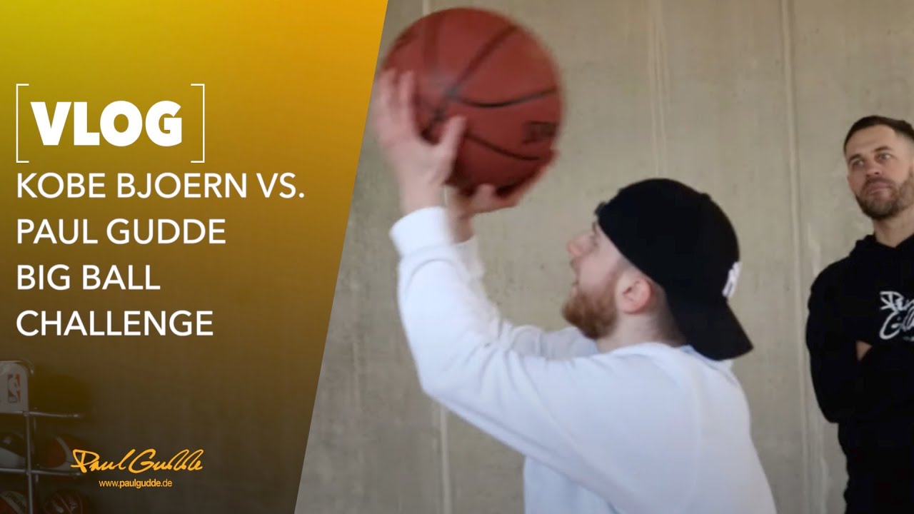 Big Ball Challenge Mit Kobe Bjoern Youtube 