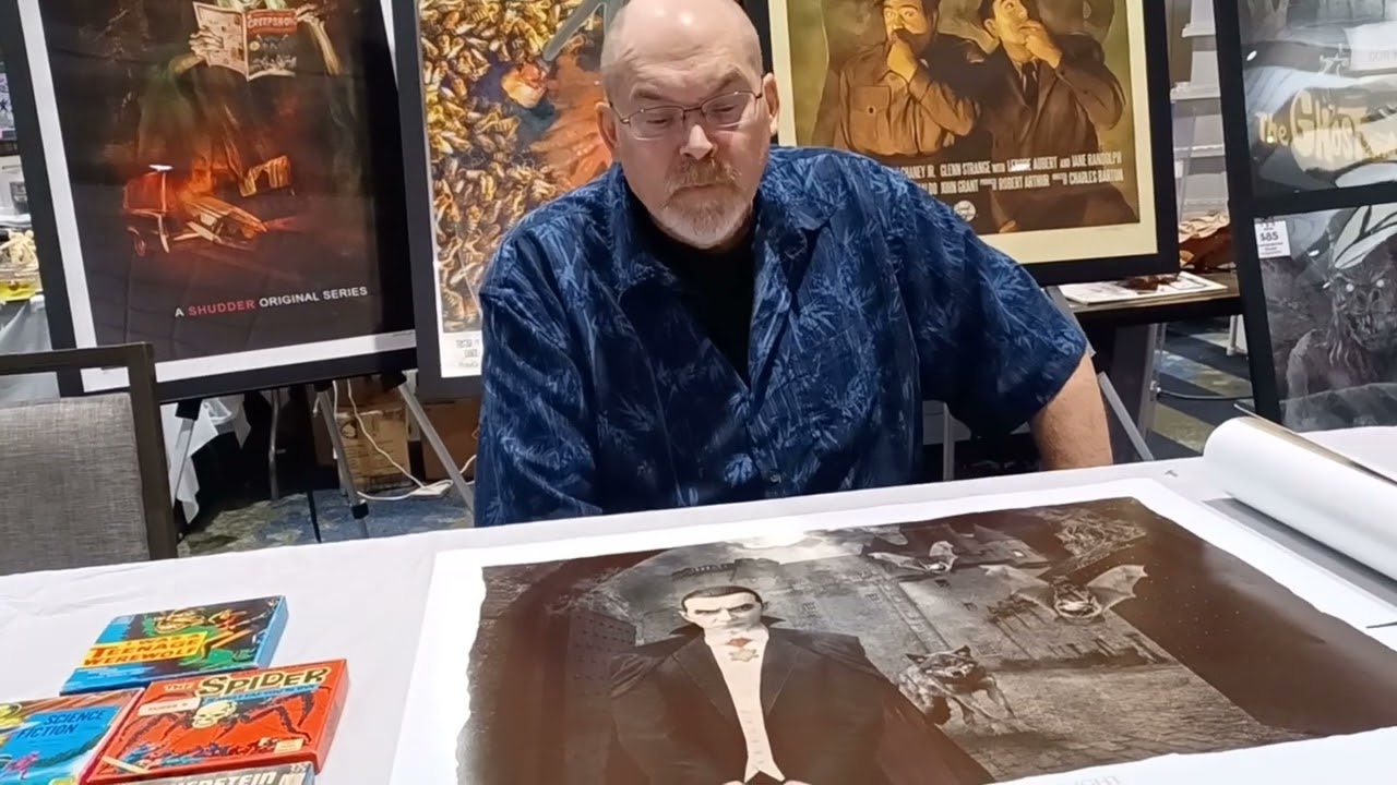 Richard Hilliard fantastic HORROR artist  here is his short interview