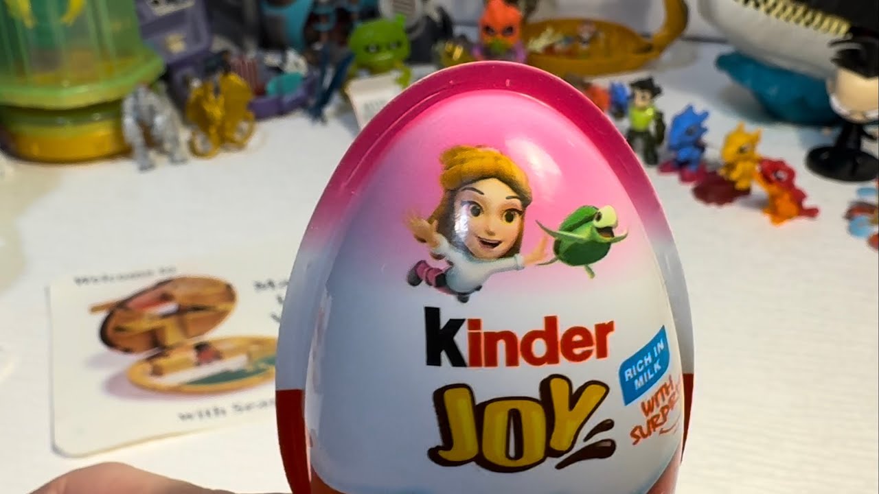Kinder Joy Rabbit Opening 4 New Kinder Joy Animal Toy Series - YouTube