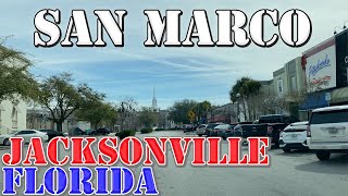 San Marco - Jacksonville - Florida - 4K Neighborhood Drive