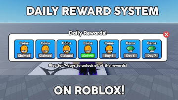 How To Make A DAILY REWARD SYSTEM! [🔨 Roblox Studio Tutorial]
