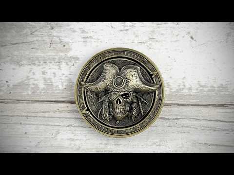 Pirate Gold Haptic Coin FIdget Toy. Fablades Full Review