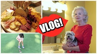 VLOG | Snooping in My Mom's Makeup \& Budget Cheese Board