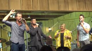 Video thumbnail of "Jesus something about the name Jesus - Crabb Family  - (Singing In The Barn - 08/07/2017)"