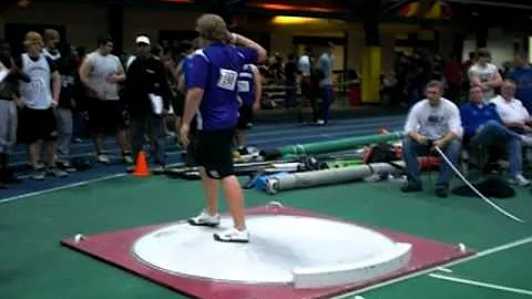 Alex Ramatowski Shot Put 1 SIU Indoor Invite 3/5/11