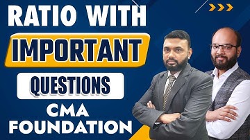 Ratio & Proportion Important Questions | CMA Foundation Dec 2024 Revision | Business Maths | ICMAI