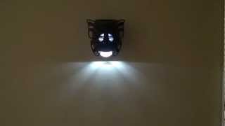 Solar Butterfly Wall Light Sconce