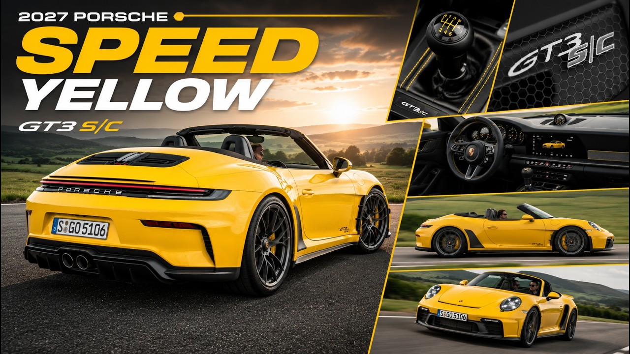 2027 Porsche 911 GT3 S/C Speed Yellow - YouTube