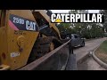 Trouble while loading up the 259D CAT skid steer