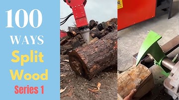Chopping Around the World: 100 Unique Ways to Split Wood – Series 1