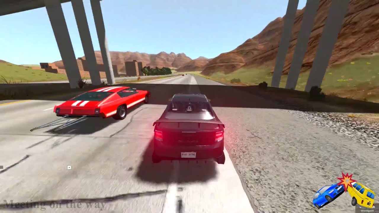 A series of spectacular accidents and exciting crashes in BeamNG Drive.