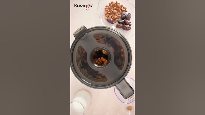 🥛 Sweet Almond Date Smoothie | Kuvings AUTO10 Hands-Free Slow Juicer