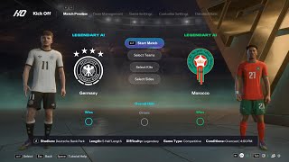 Germany vs Morocco | International | EA FC 26 | Simulation