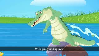 The Crocodile | Animated English Poem | Fun Rhyme | English Odyssey Class 2