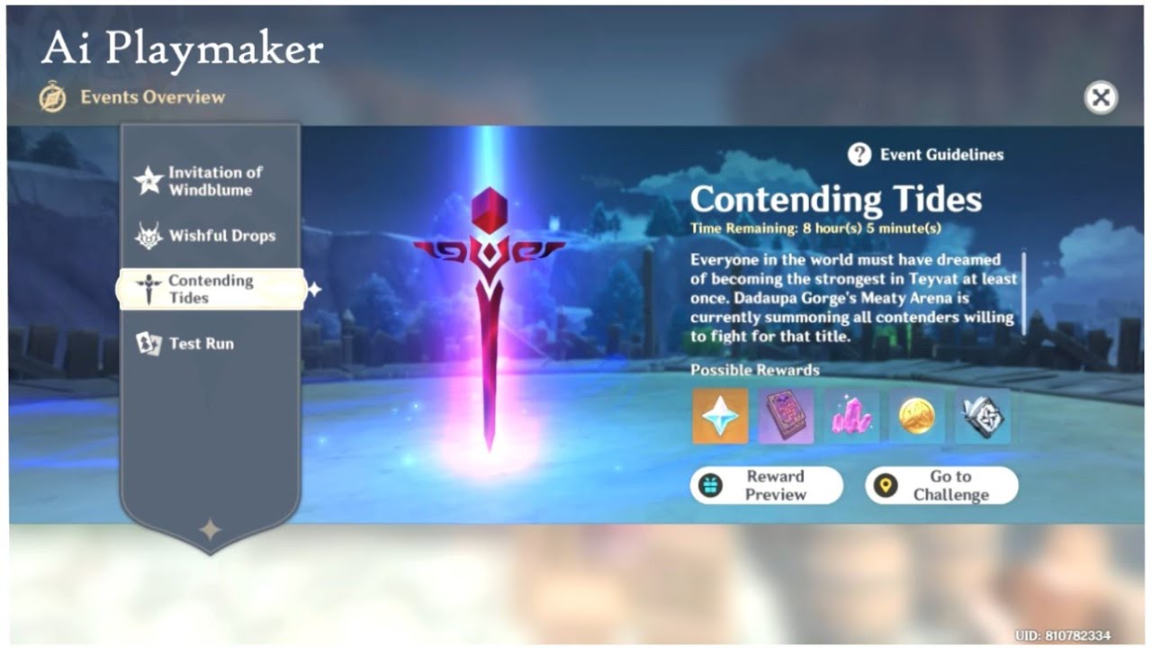Event Contending Tides | Genshin Impact