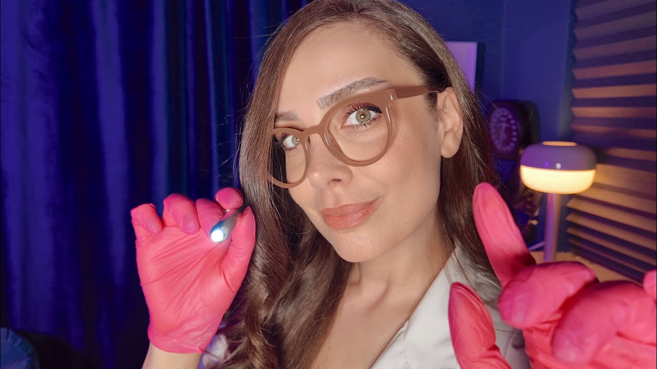 ASMR | Göz, Kulak, Yüz Muayenesi 🩺| Türkçe ASMR