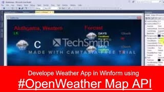 Build in 60 min Weather App in C# using OpenWeatherMap API | Tutorial - PART 1 & 2 screenshot 5