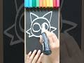 Drawing Sprunki Acid with Posca Markers! #art #shorts #posca #sprunki
