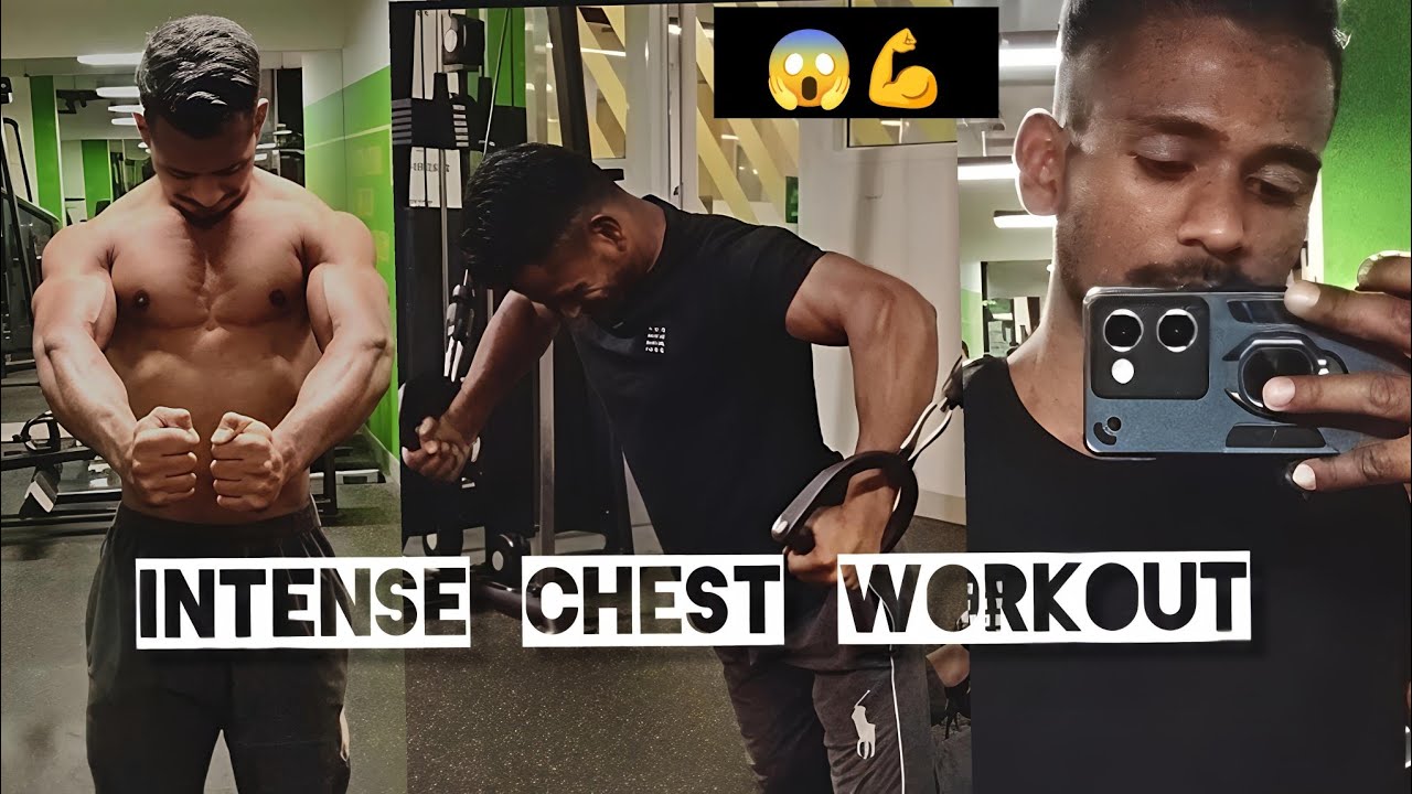 Intense Chest Workout at Gym 💥 | Daily Gym Vlog | Indian Fitness Vlogger