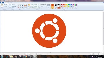 How to create Ubuntu Logo in MS Paint from Scratch!