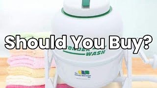 The Laundry Alternative Wonderwash Non-electric Portable Compact Mini Washing Machine