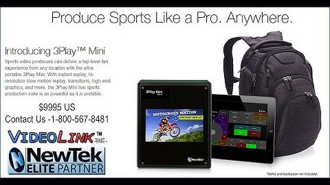 NewTek 3Play Mini Available at Videolink.ca in Canada