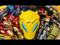 Transformers: THE BASICS on BUMBLEBEE Huge Cars in The Box Tobot, Carbot & Flatbed Robot Portal Trap