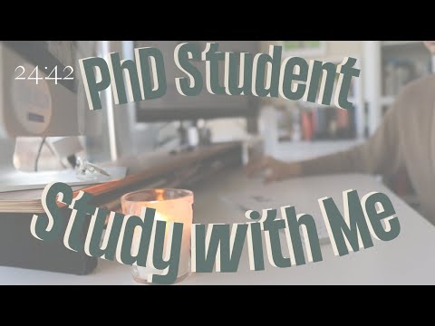 3 Hour Aesthetic Study with Me | PhD Student at Yale Morning Workflow with Pomodoro