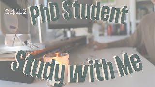 3 Hour Aesthetic Study with Me | PhD Student at Yale Morning Workflow with Pomodoro