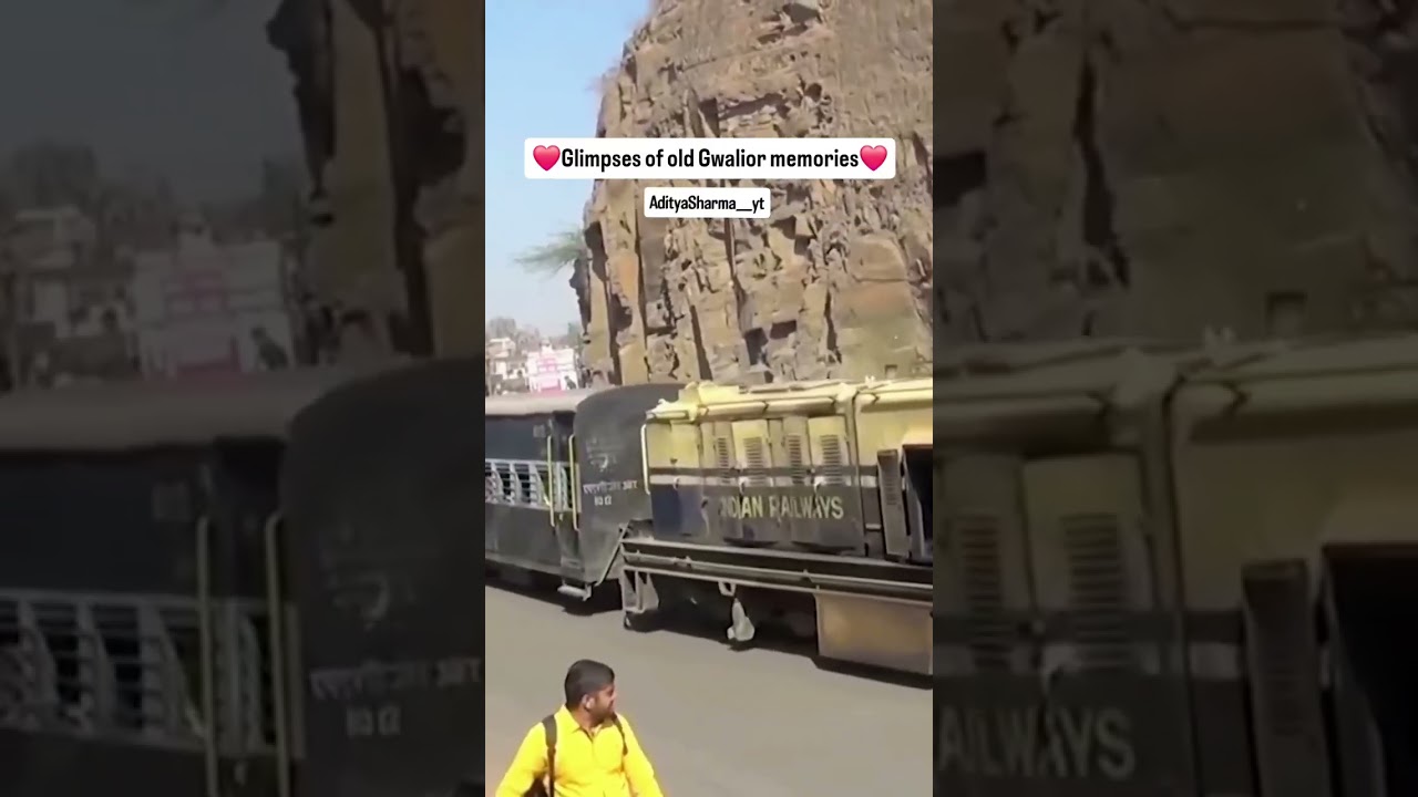 Glimpses of old Gwalior memories❤️🔥 Narrow Gauge Train🚉 