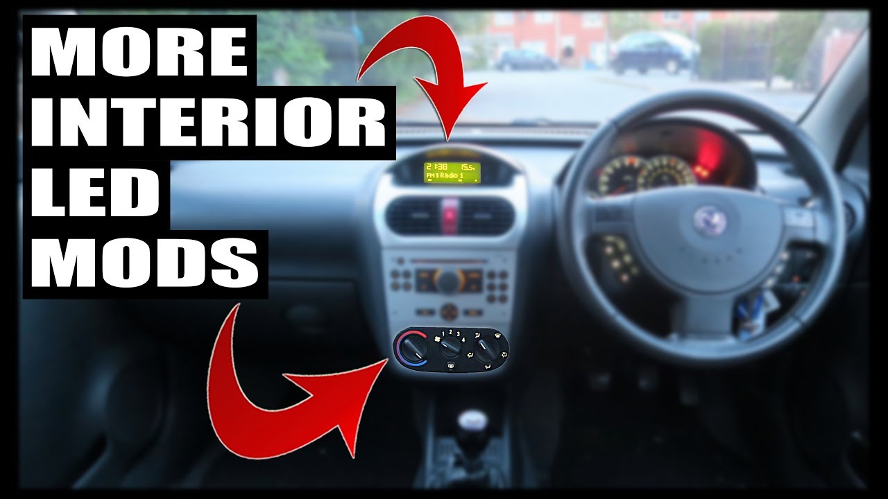 Psykiatri Vælge Ubarmhjertig Installing MORE Interior LED Mods *Corsa Project Car* - YouTube