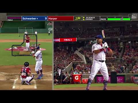 Kyle Schwarber 18 HRs in Finals Round of MLB Home Run Derby | 2018