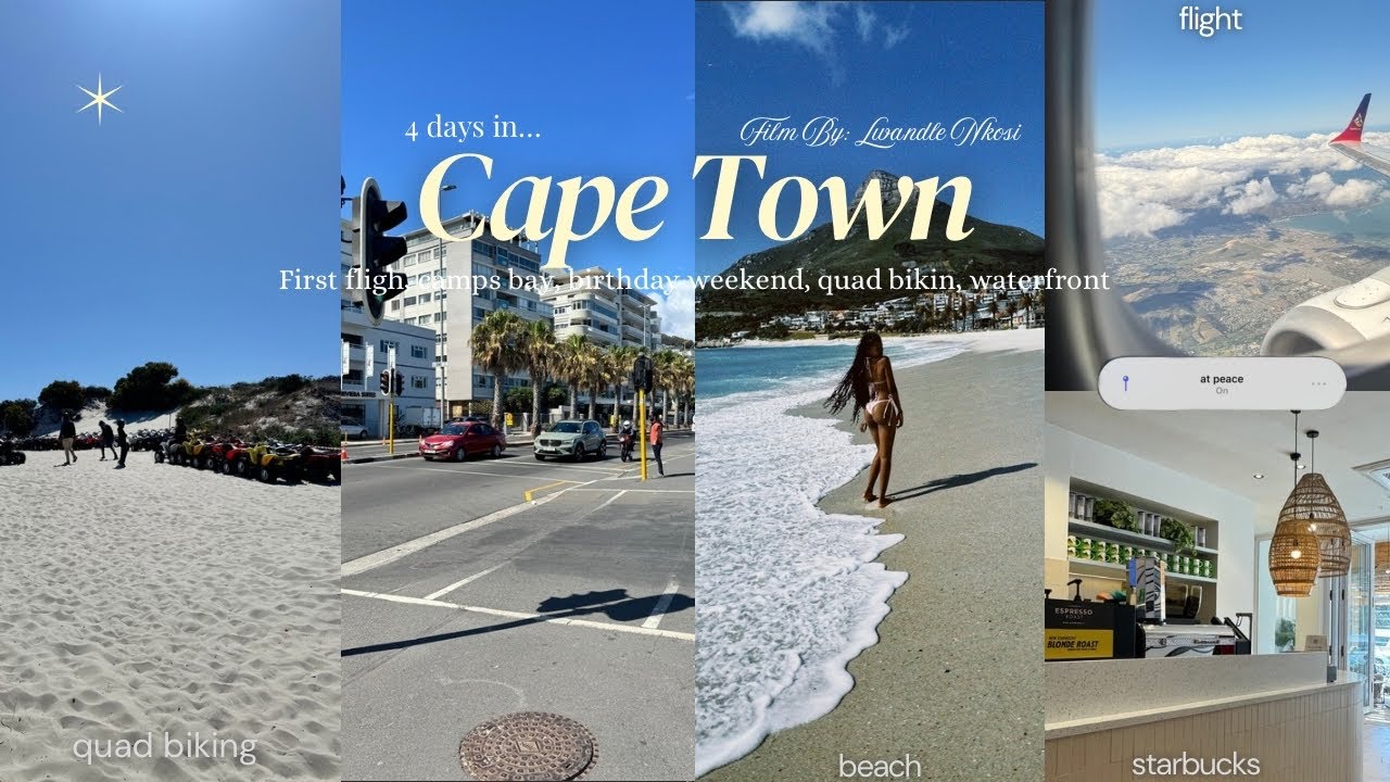 Видеоблог об отдыхе в Кейптауне | [полёты, пляж, катание на квадроциклах, набережная] | Южноафрик...