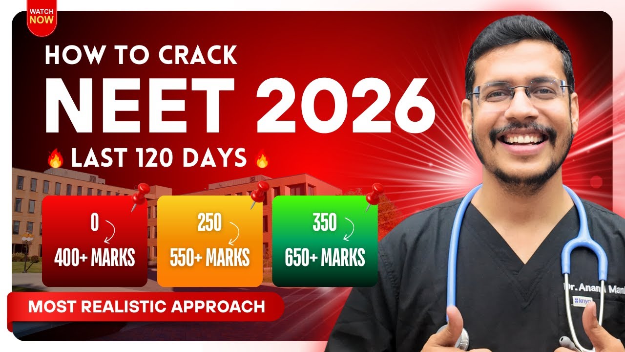 How To Crack NEET 2026 in Last 4 Months | January To April Most ...