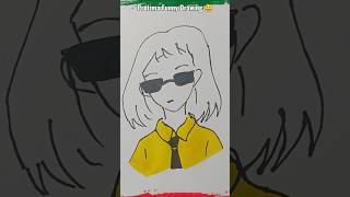 Cartoon Face Drawing Step By Step ❤️|| #shorts