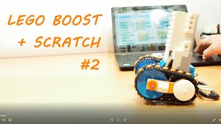 Steering Lego Boost robot using Scratch