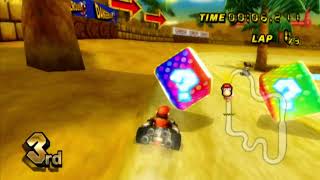Mario Kart Wii Gameplay  50cc Diddykong Standardkart Leaf 0774