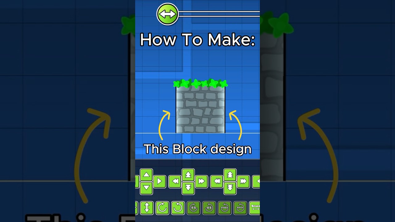 How to Make this Easy Block Design in Geometry Dash