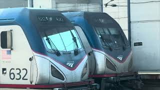 Amtrak ACS-64’s & Northeast Regional action at Boston,MA filmed between July 4th & July 6th 2026
